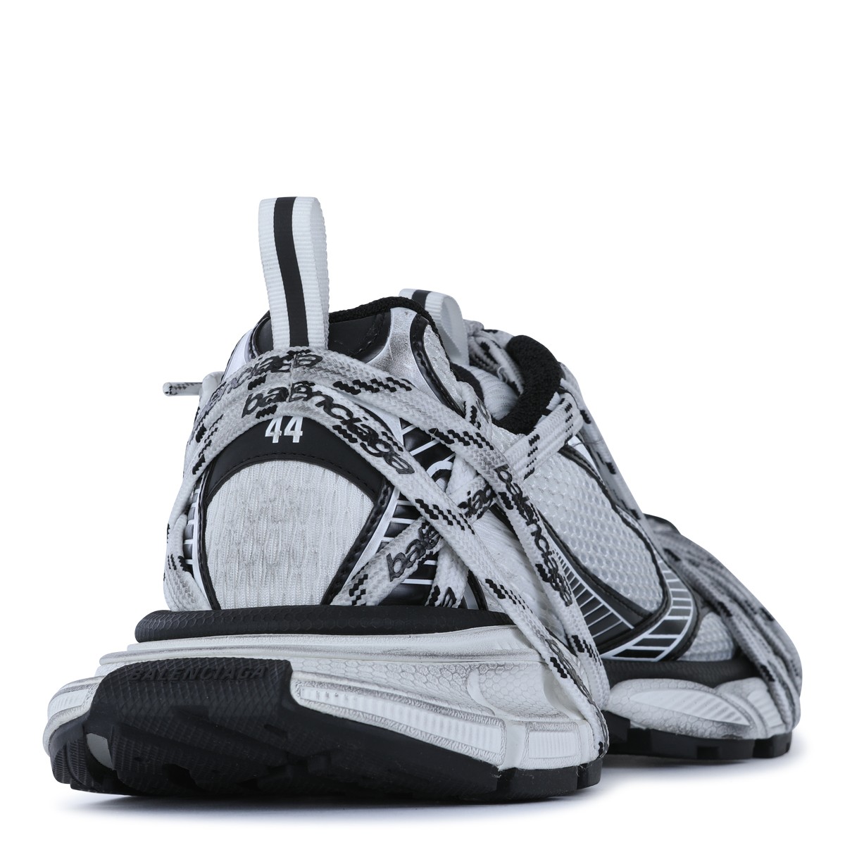 BLACK AND WHITE 3XL EXTREME SNEAKERS