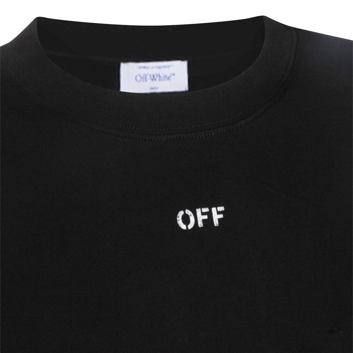 BLACK COTTON T-SHIRT