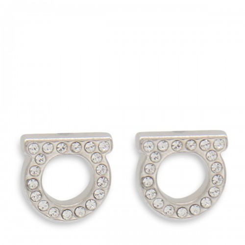 SILVER METAL EARRINGS