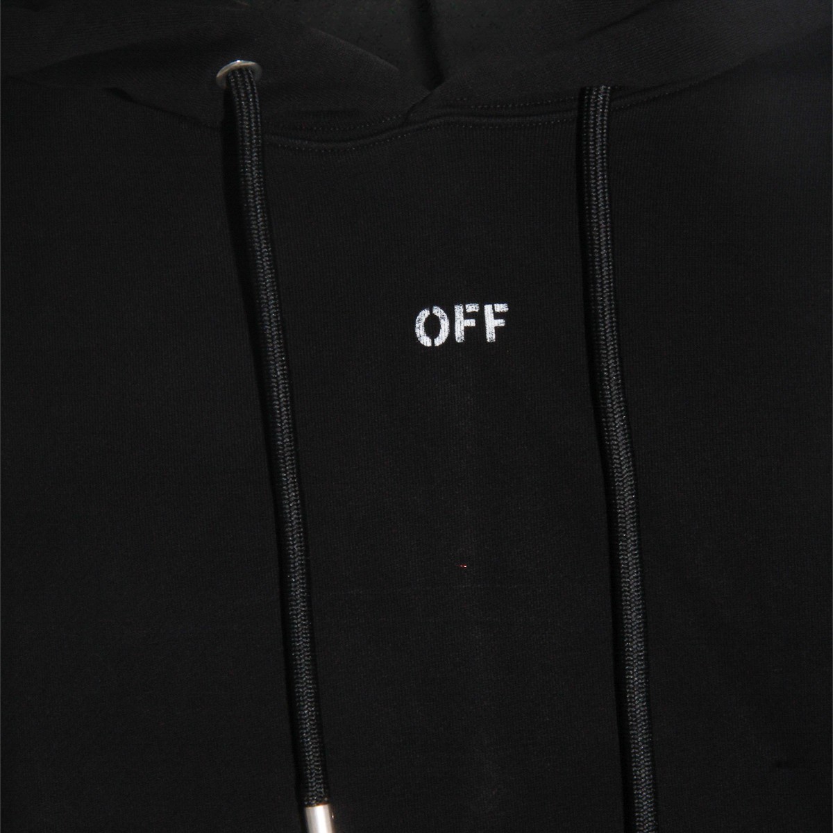 BLACK COTTON SWEATSHIRT