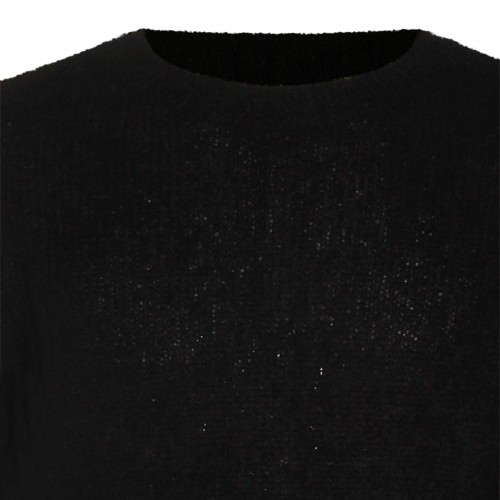 BLACK WOOL KNITWEAR