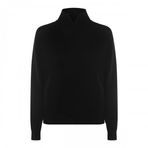 BLACK CASHMERE KNITWEAR