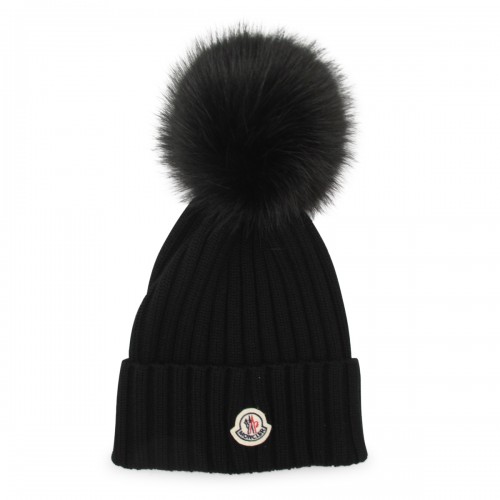BLACK WOOL HAT