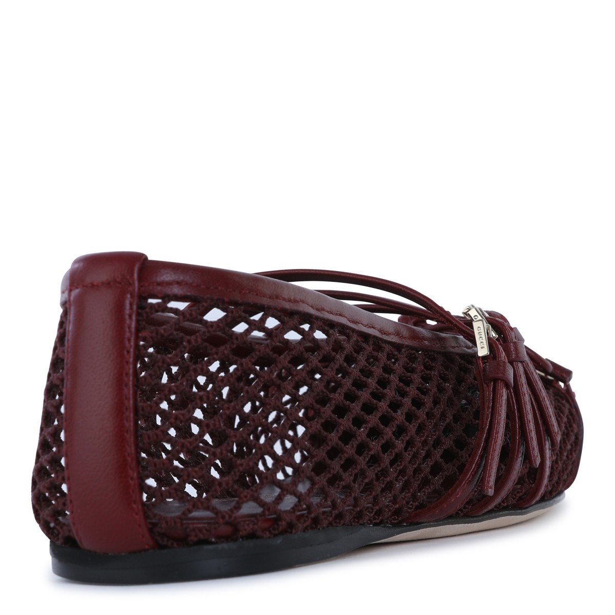 RED ANCORA LEATHER FLATS RED ANCORA LEATHER FLATS