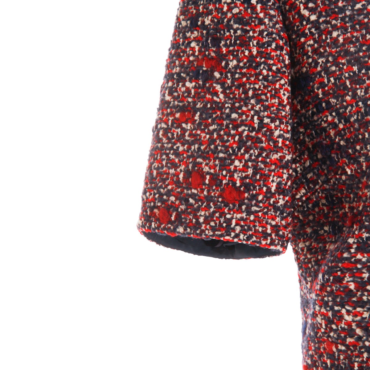 BLUE AND RED WOOL DRESS BLUE AND RED WOOL DRESS