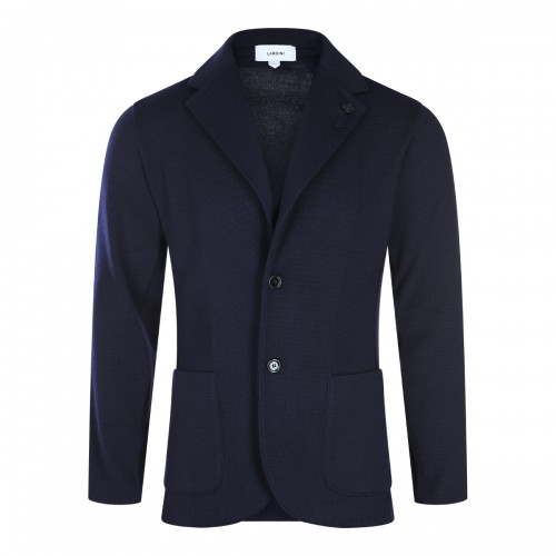NAVY WOOL KNITWEAR