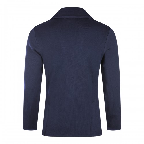 NAVY WOOL KNITWEAR 2