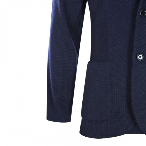 NAVY WOOL KNITWEAR