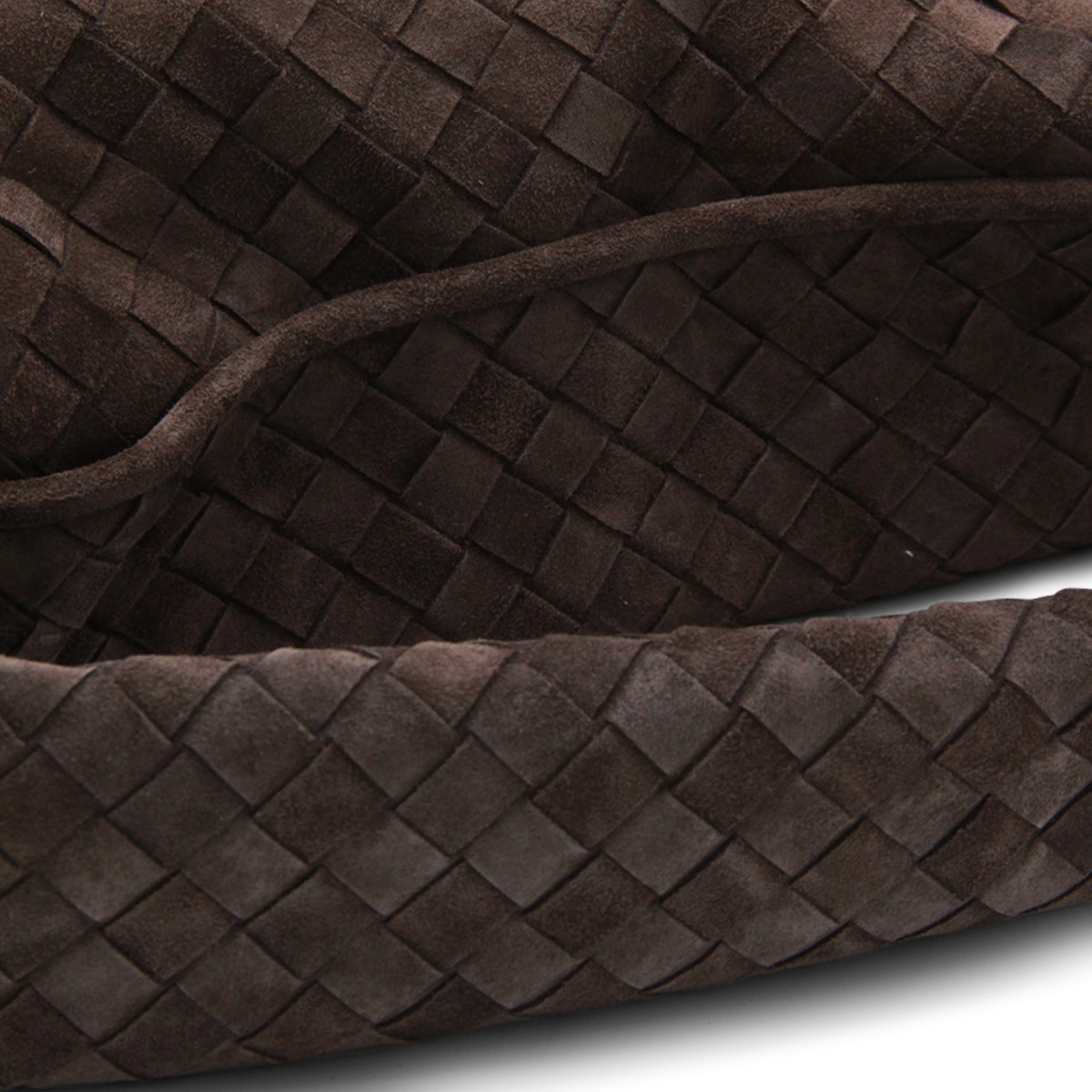 DARK BROWN LEATHER HOP SHOULDER BAG