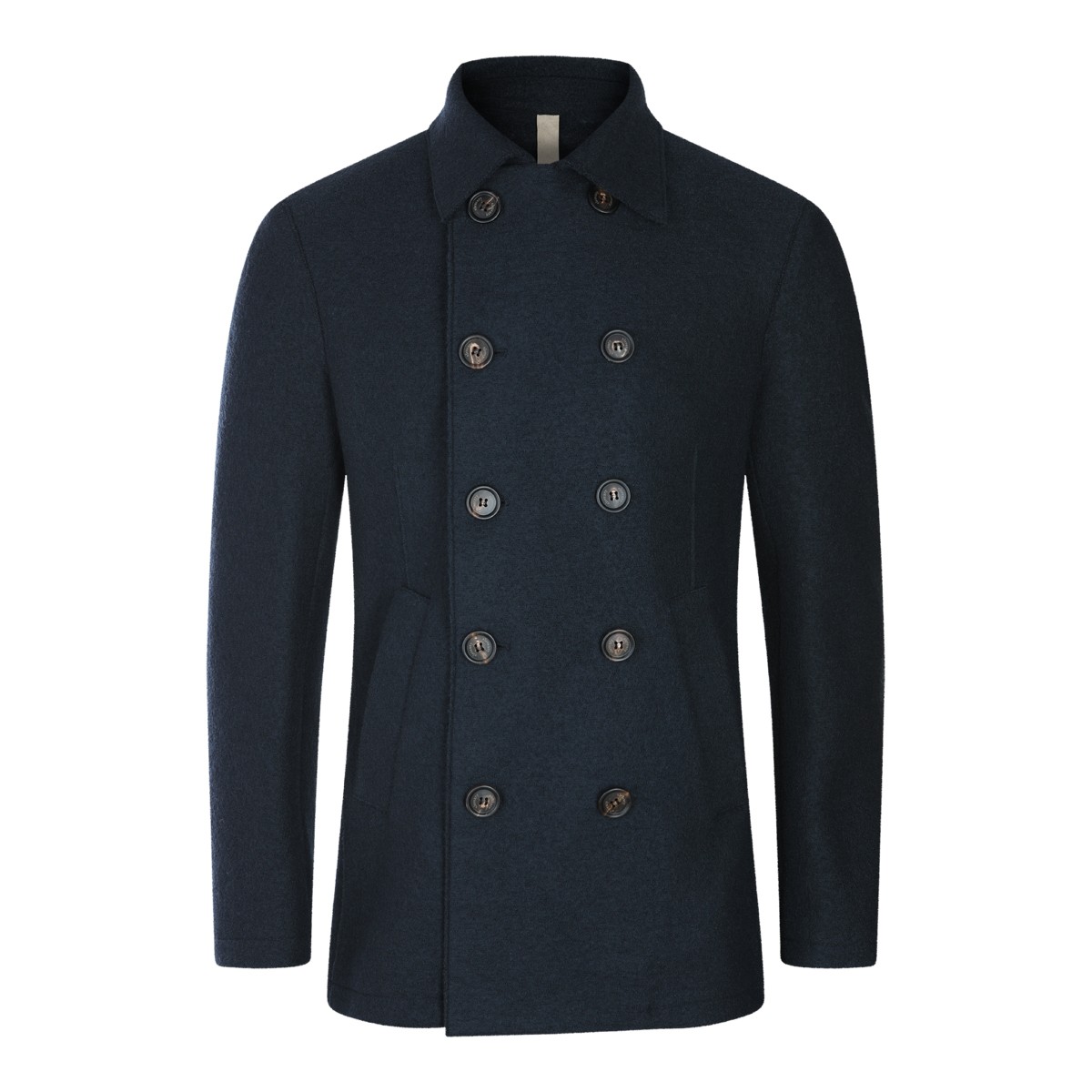 BLACK WOOL COAT