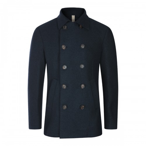 BLACK WOOL COAT