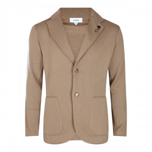 BEIGE WOOL KNITWEAR