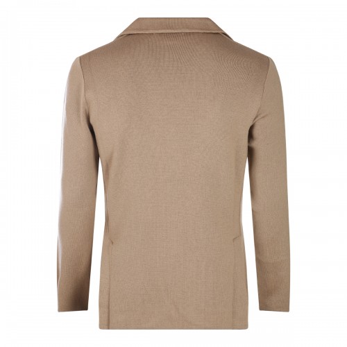 BEIGE WOOL KNITWEAR