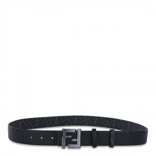 BLACK LEATHER BELT
