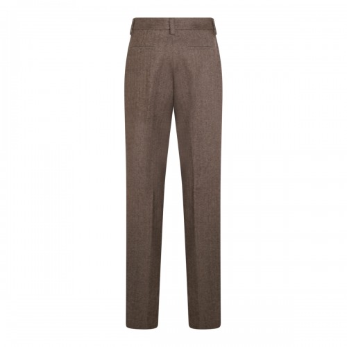 BROWN WOOL TIMO PANTS 2