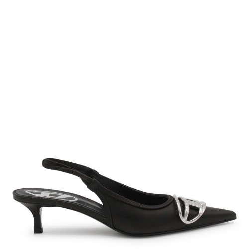 BLACK LEATHER D-VENUS SB 40 PUMPS