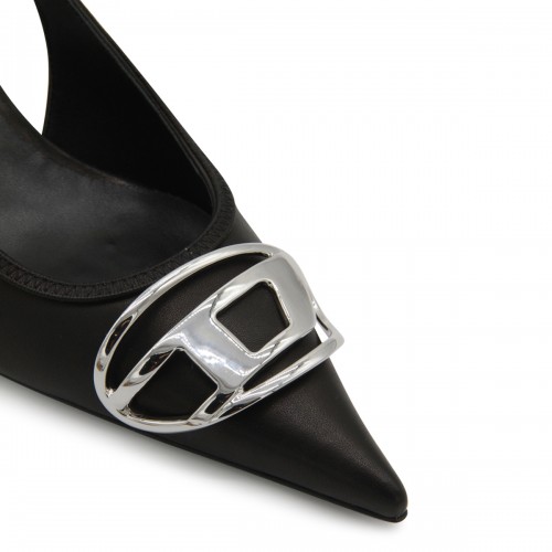 BLACK LEATHER D-VENUS SB 40 PUMPS