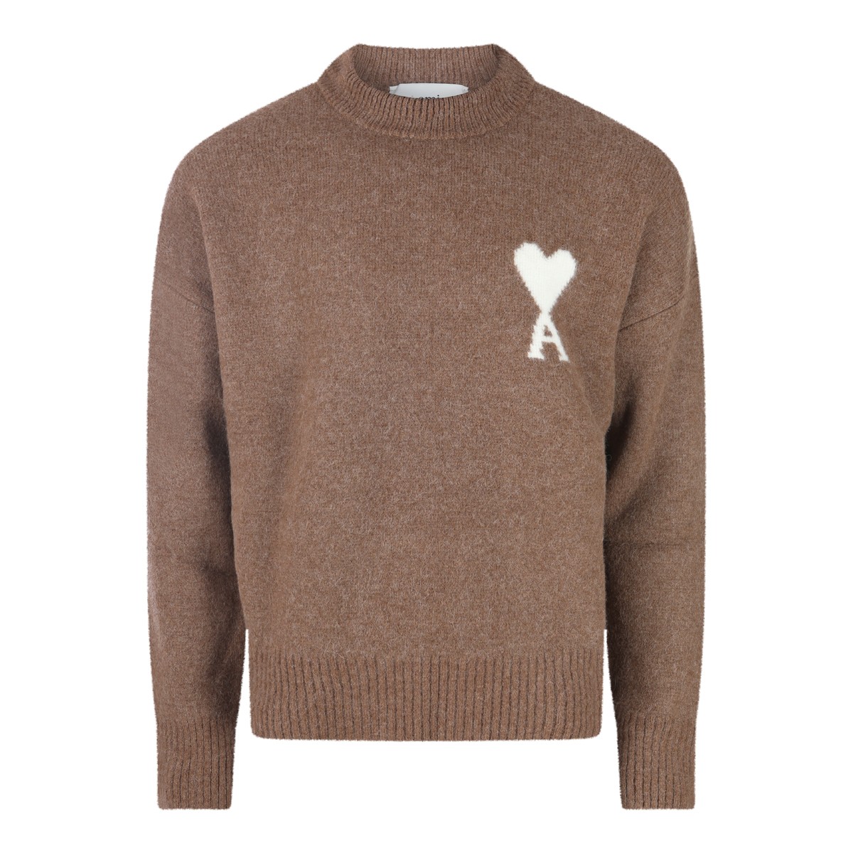 BROWN COTTON KNITWEAR