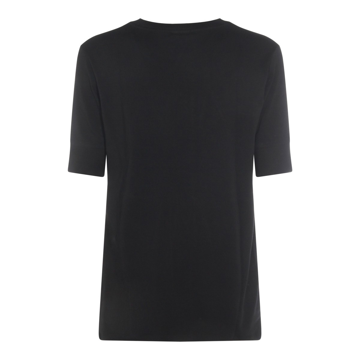 BLACK COTTON T-SHIRT