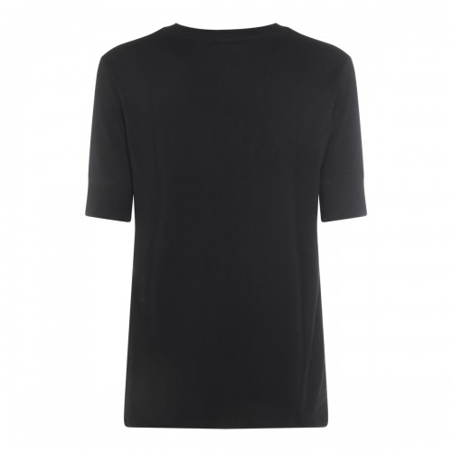 BLACK COTTON T-SHIRT