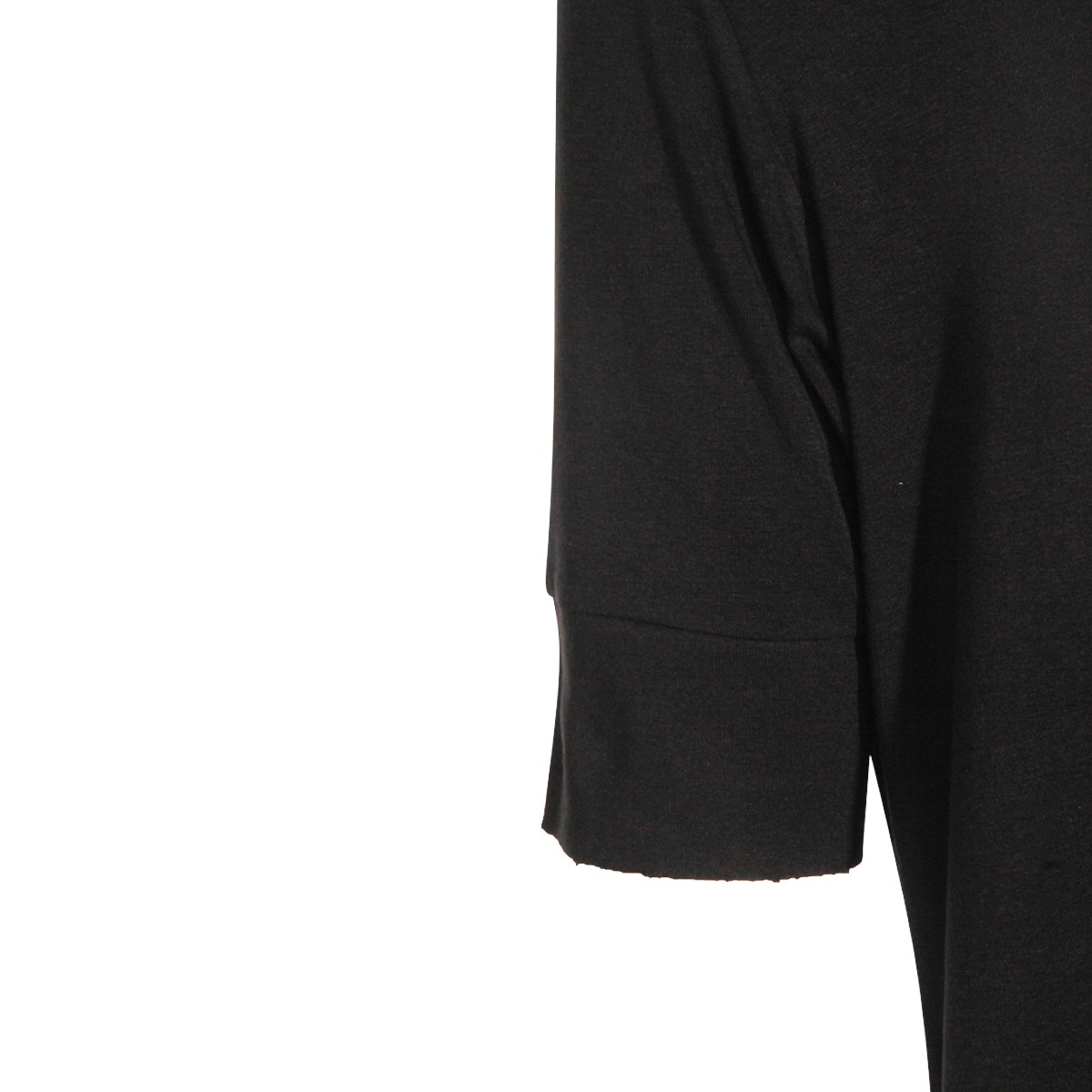 BLACK COTTON T-SHIRT