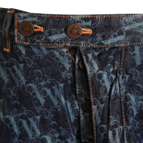 BLUE COTTON JEANS
