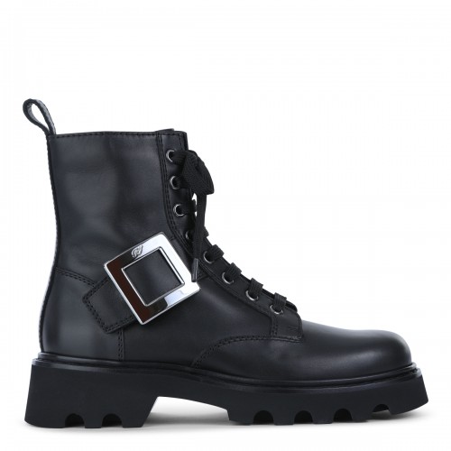 BLACK LEATHER BOOTS