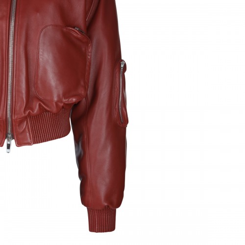 RED LEATHER JACKET