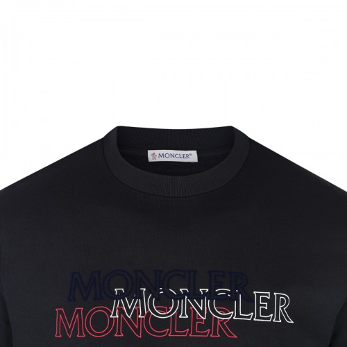 BLUE COTTON T-SHIRT