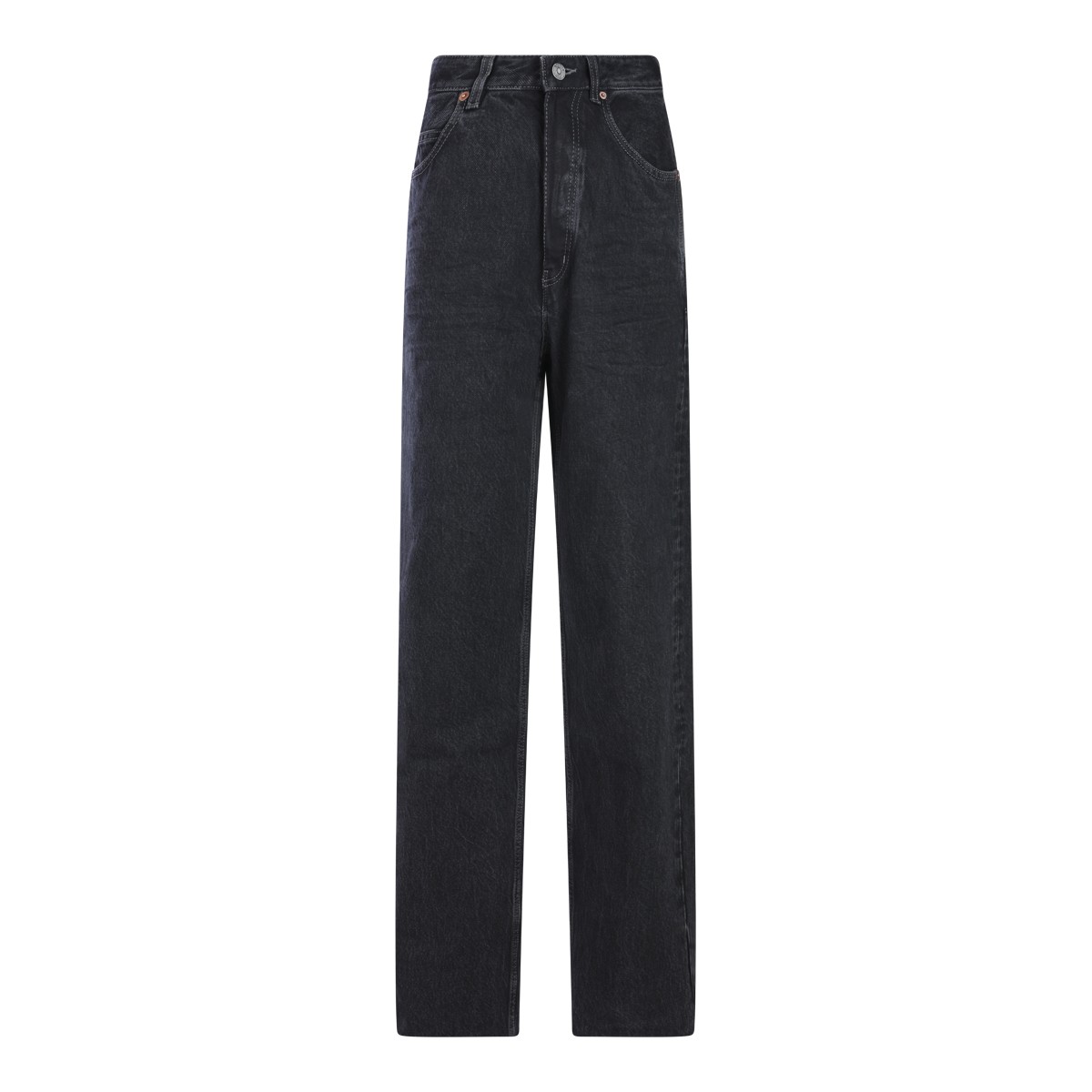 BLACK COTTON JEANS