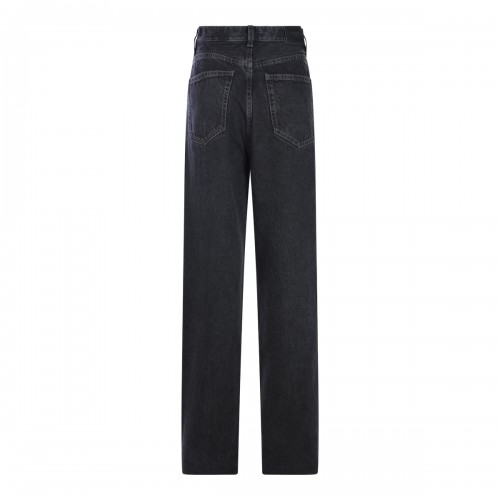 BLACK COTTON JEANS