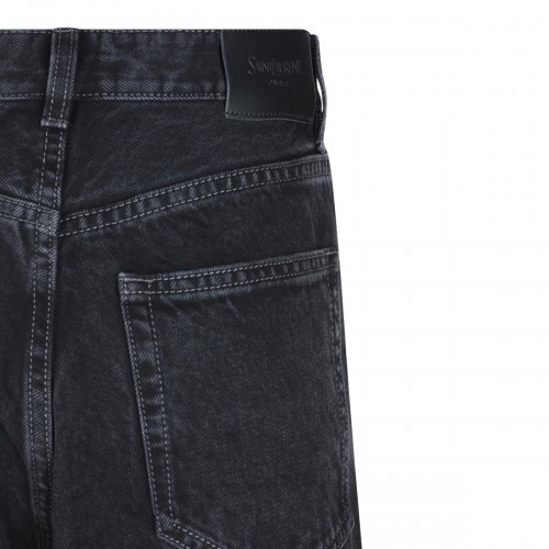 BLACK COTTON JEANS