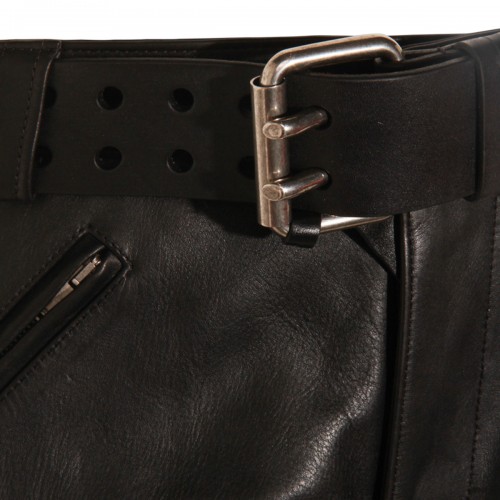 BLACK LEATHER PANTS