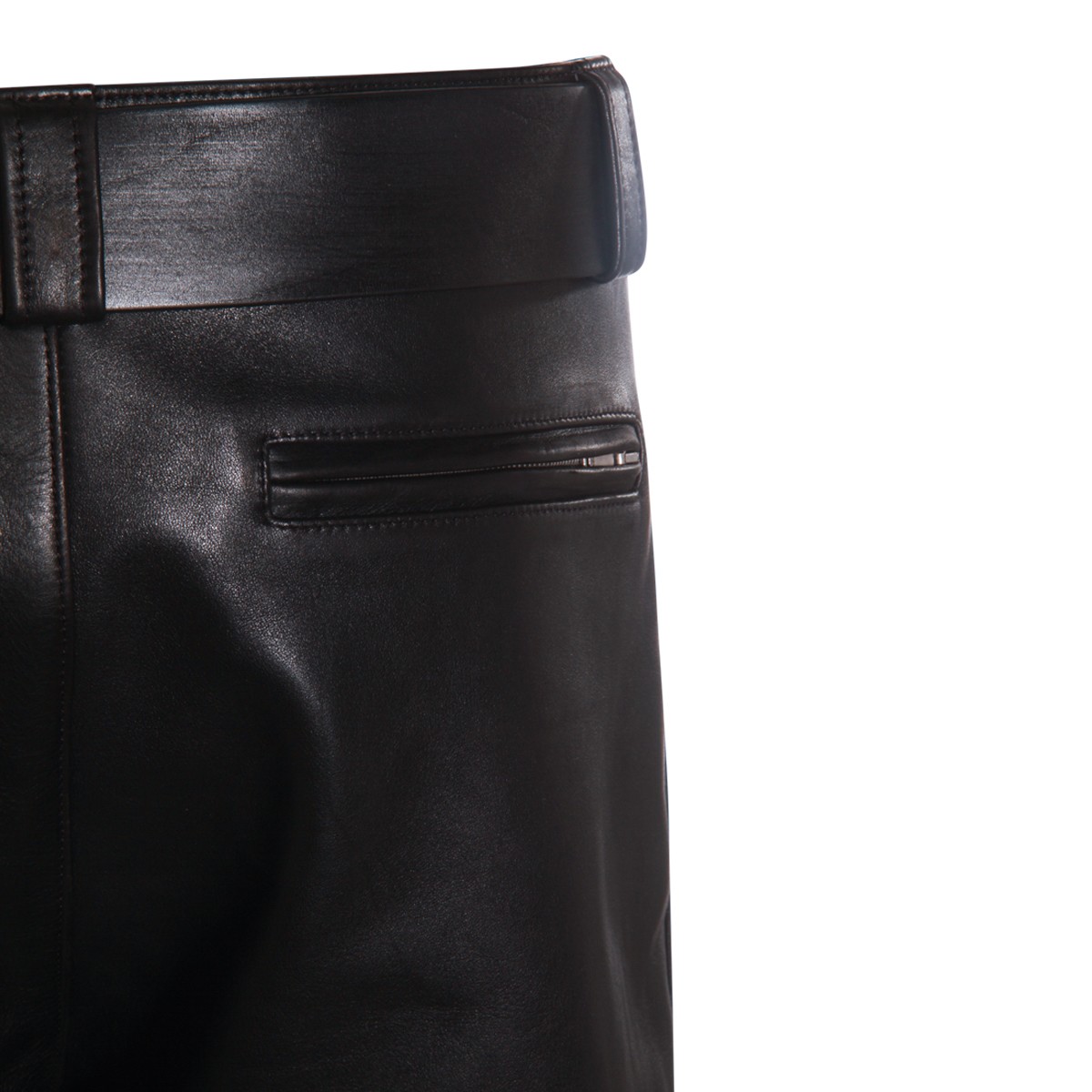 BLACK LEATHER PANTS