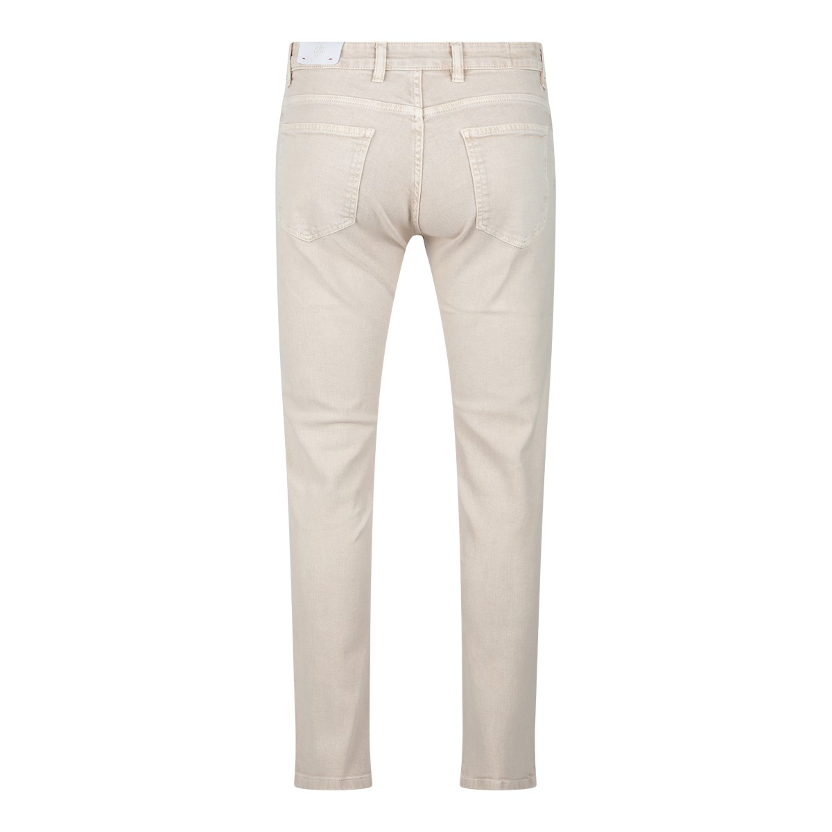 SAND COTTON JEANS
