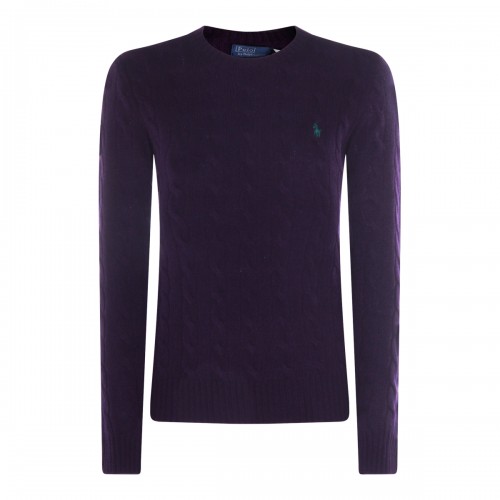 PURPLE WOOL KNITWEAR