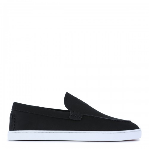 BLACK LEATHER SNEAKERS