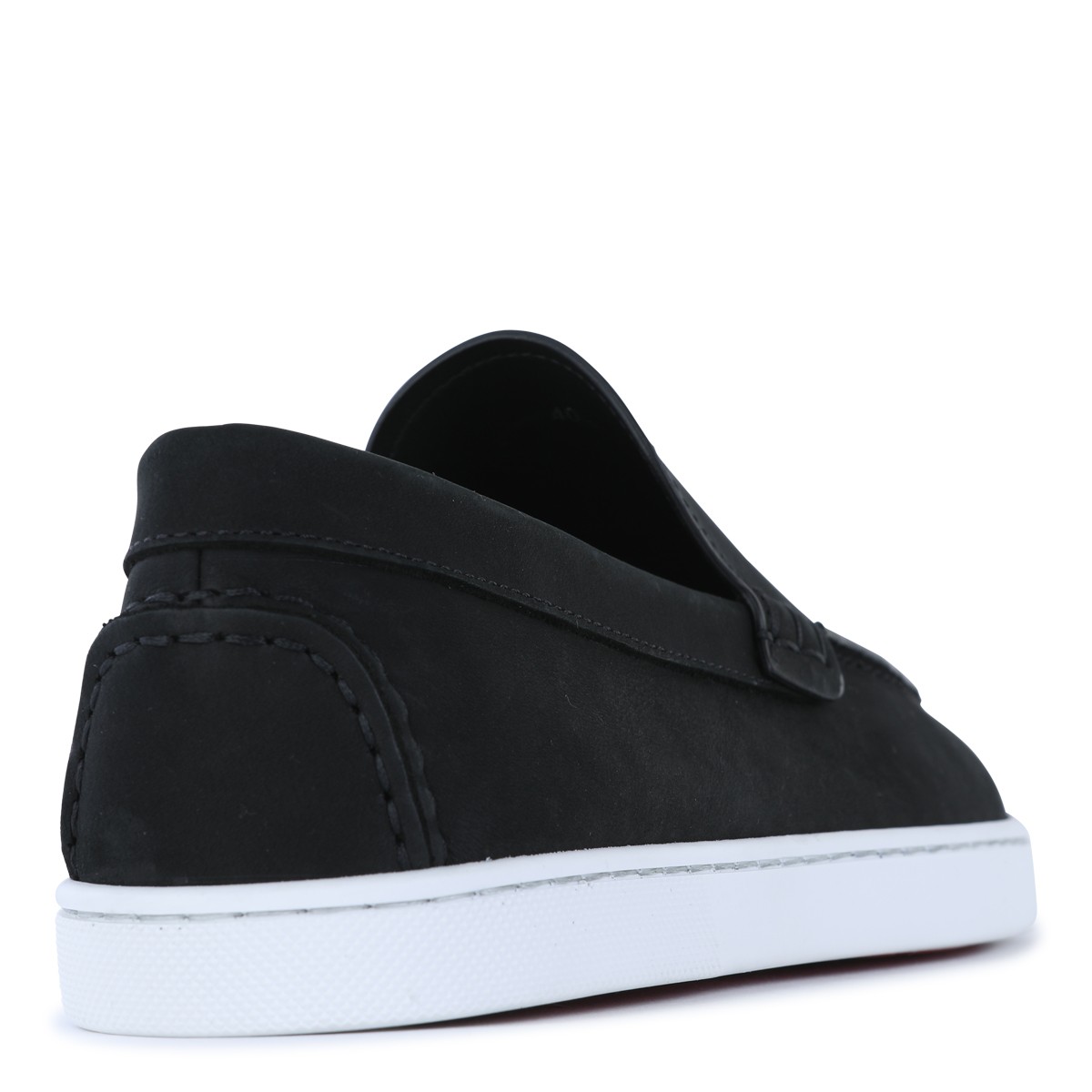 BLACK LEATHER SNEAKERS