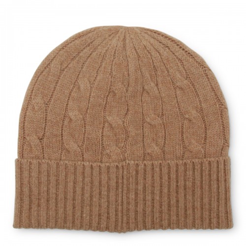 BEIGE WOOL BEANIE 2