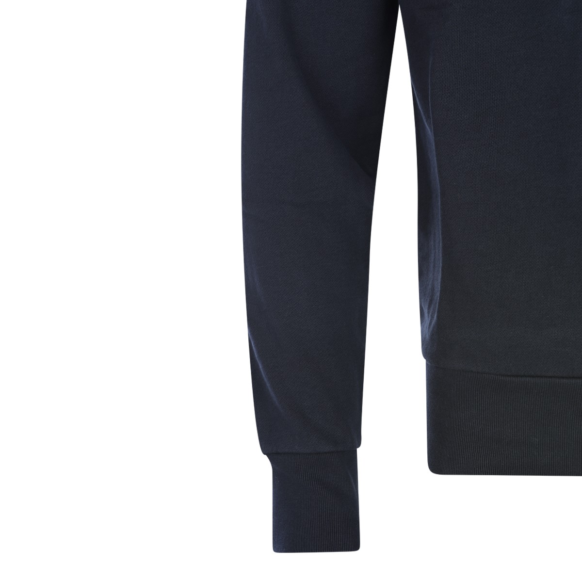 BLACK COTTON SWEATSHIRT