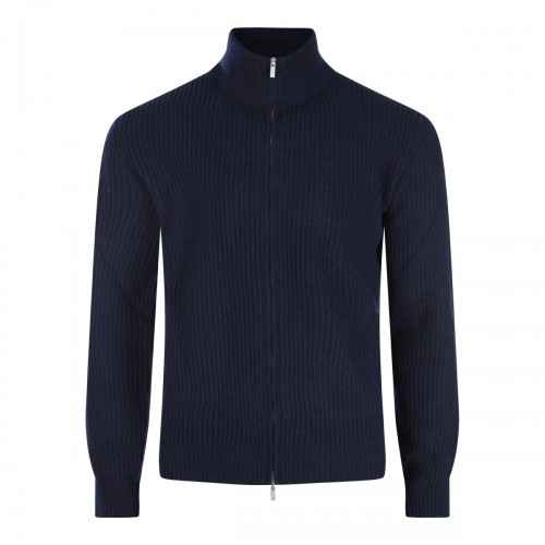 NAVY WOOL KNITWEAR