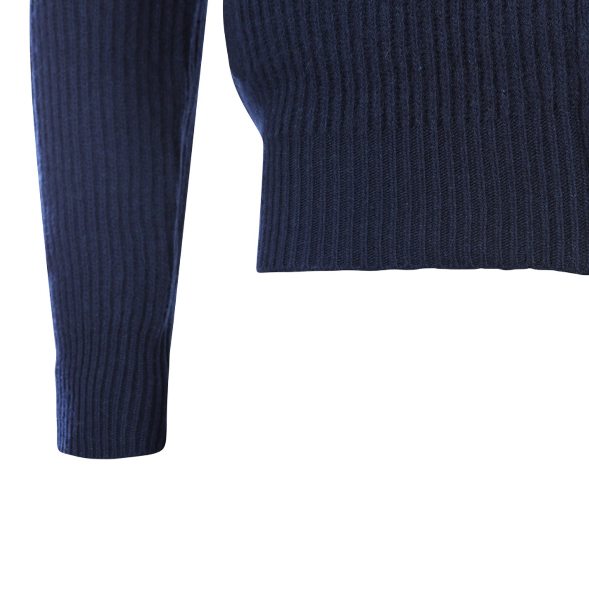 NAVY WOOL KNITWEAR