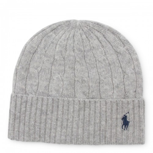 GREY WOOL BEANIE