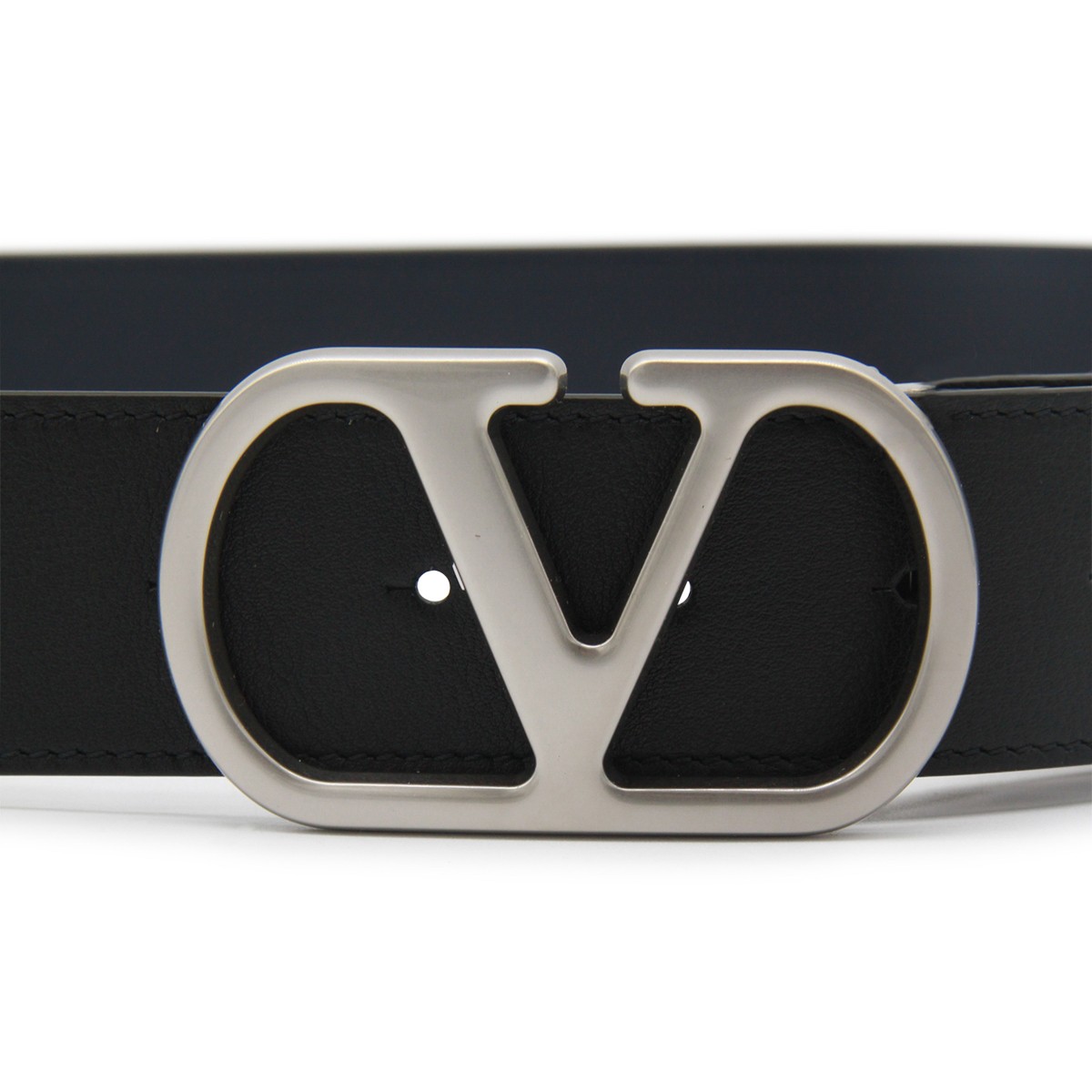 BLACK LEATHER BELT