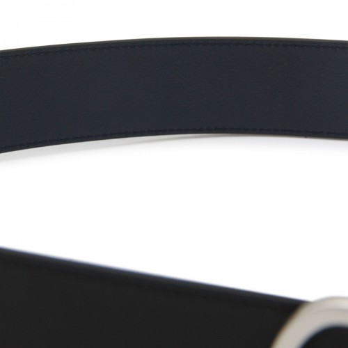 BLACK LEATHER BELT
