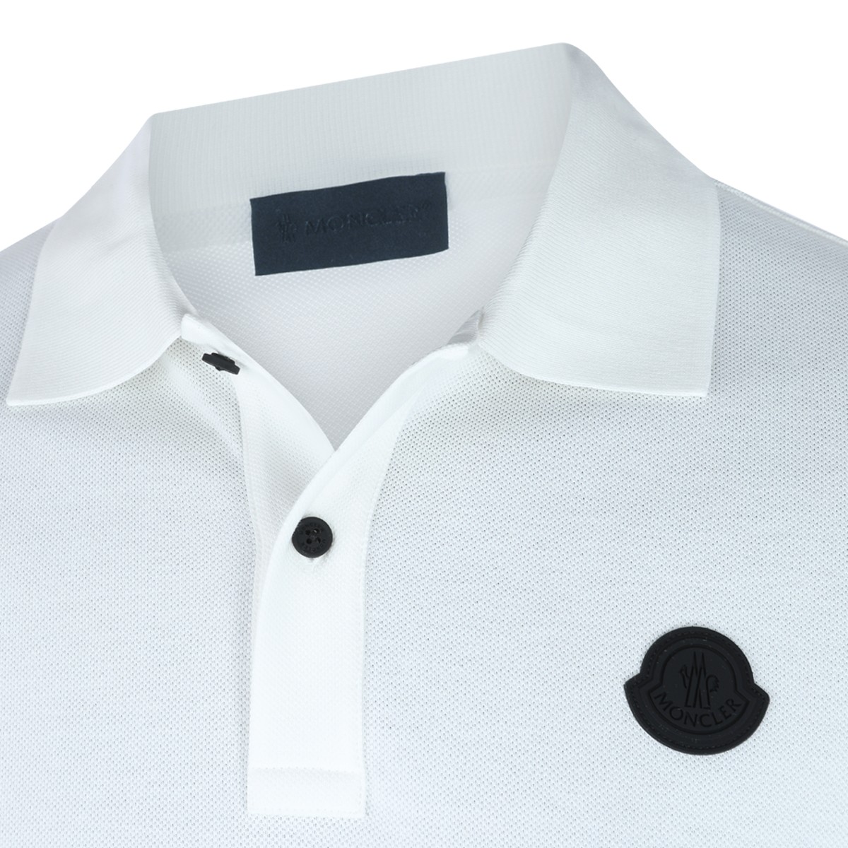 WHITE COTTON POLO SHIRT WHITE COTTON POLO SHIRT