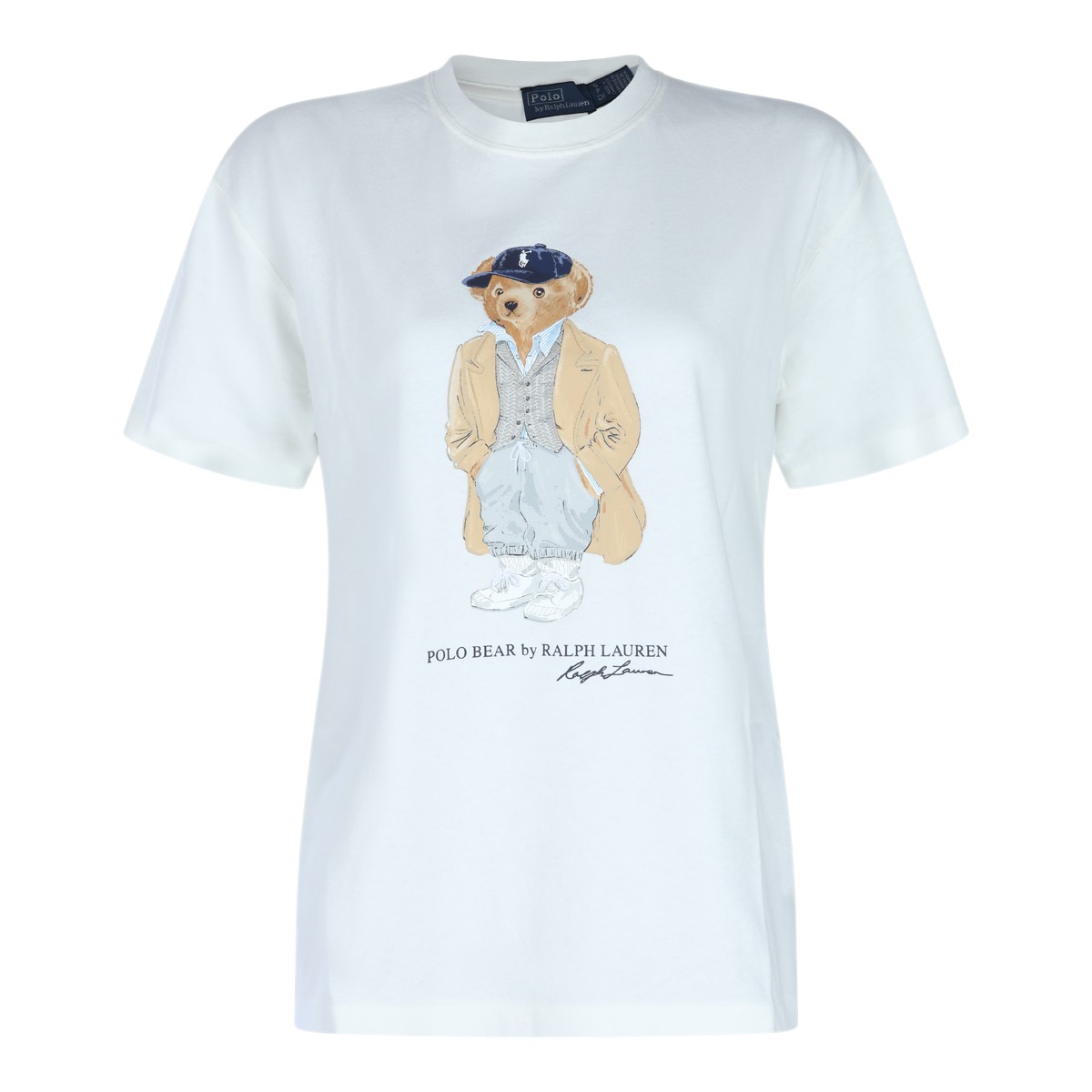 WHITE COTTON T-SHIRT