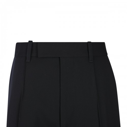 BLACK WOOL PANTS
