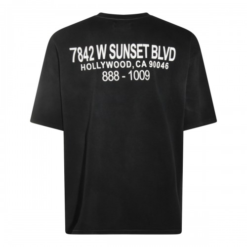 BLACK COTTON T-SHIRT