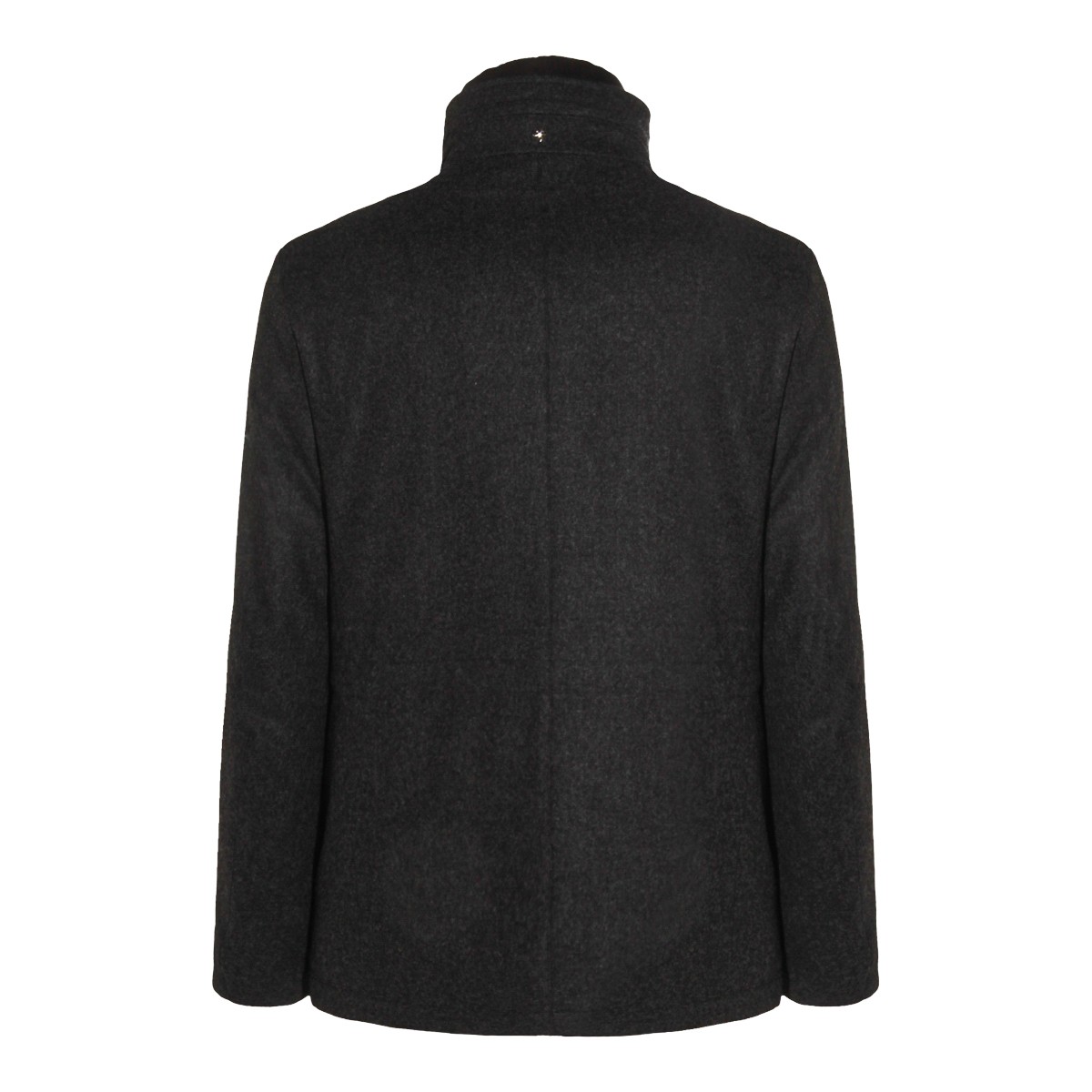 DARK GREY WOOL DOWN JACKET